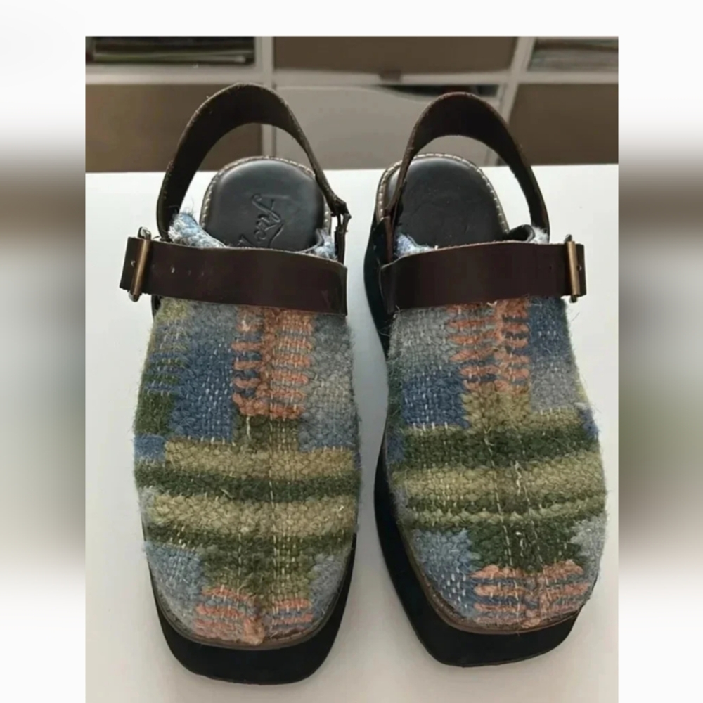 Free people mules platform slides size 8